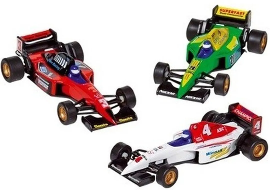 Goki Formule 1 Raceauto Speelgoedset 3 Stuks