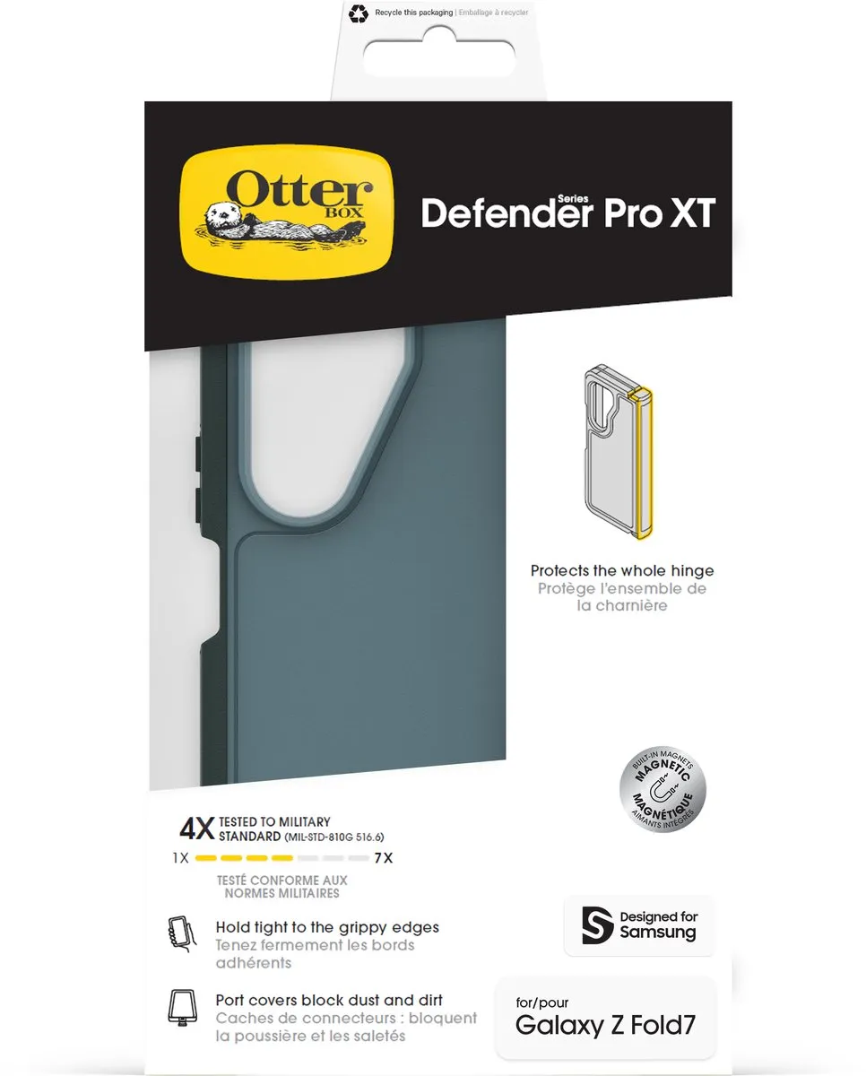 OtterBox Defender Pro XT Magnets Backcover Samsung Galaxy Z Fold 7 - Groen - 77-98233 - afbeelding 6 van 6