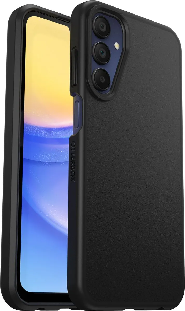 OtterBox React Samsung Galaxy A15 Hoesje - Zwart - afbeelding 6 van 6