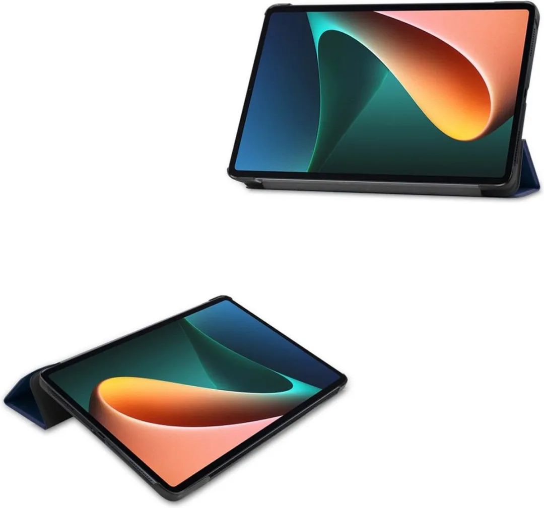 Just in Case Xiaomi Pad 5 Bookcase Hoesje - Effen Blauw