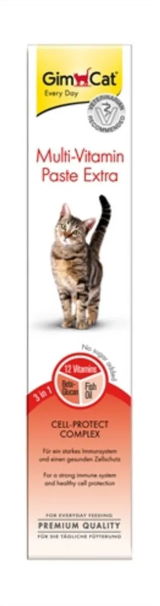 GimCat Multi-vitaminepasta - 10x50g Voordeelverpakking