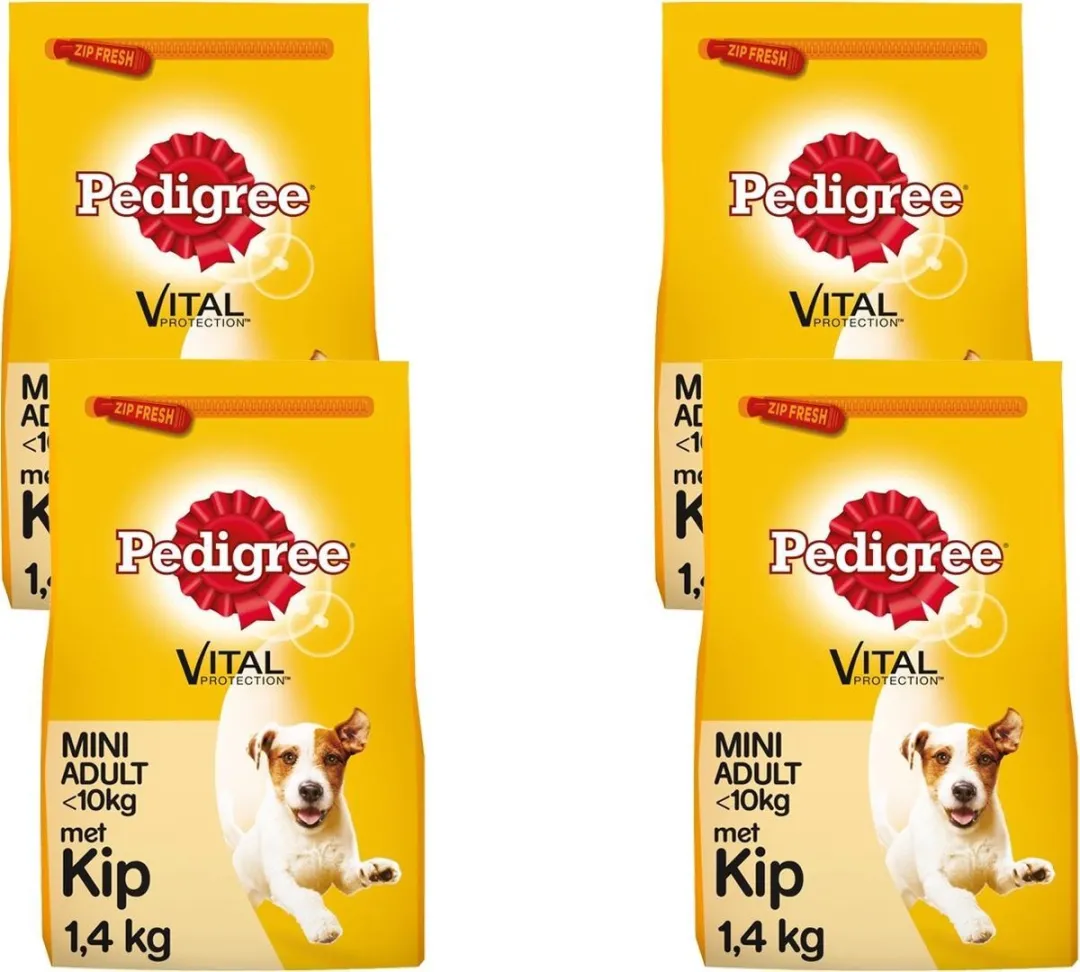 Pedigree Vital Adult Mini Kip 1,4kg - 4 Stuks
