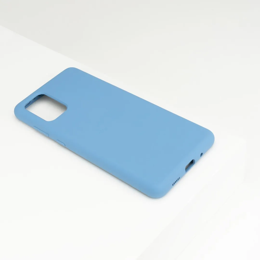 BMAX Siliconen Hard Case Samsung Galaxy S20 Plus - Demin Blauw