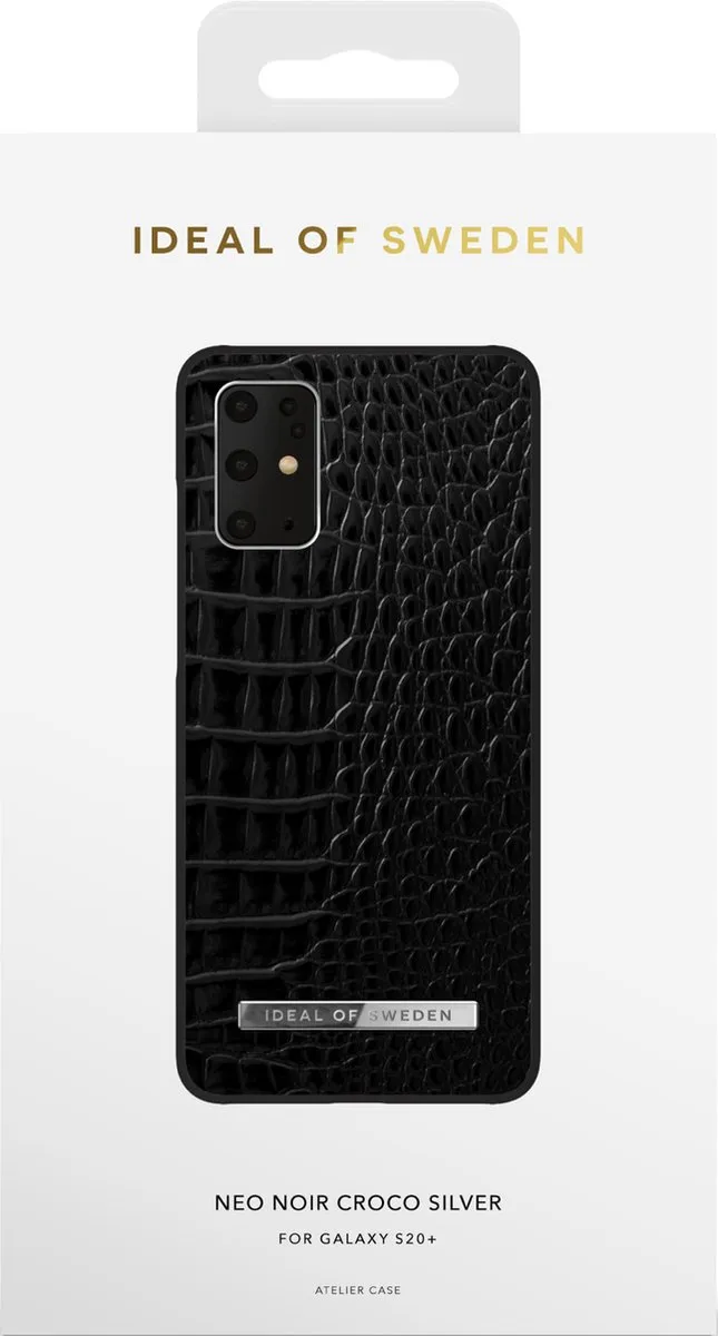 iDeal of Sweden Fashion Case Atelier S20+ Neo Noir - Zilverkleurig - afbeelding 3 van 6