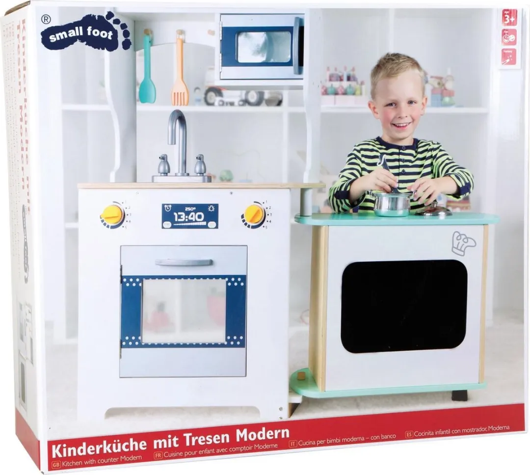 Small Foot Houten Speelkeuken Modern Multicolor - afbeelding 6 van 6
