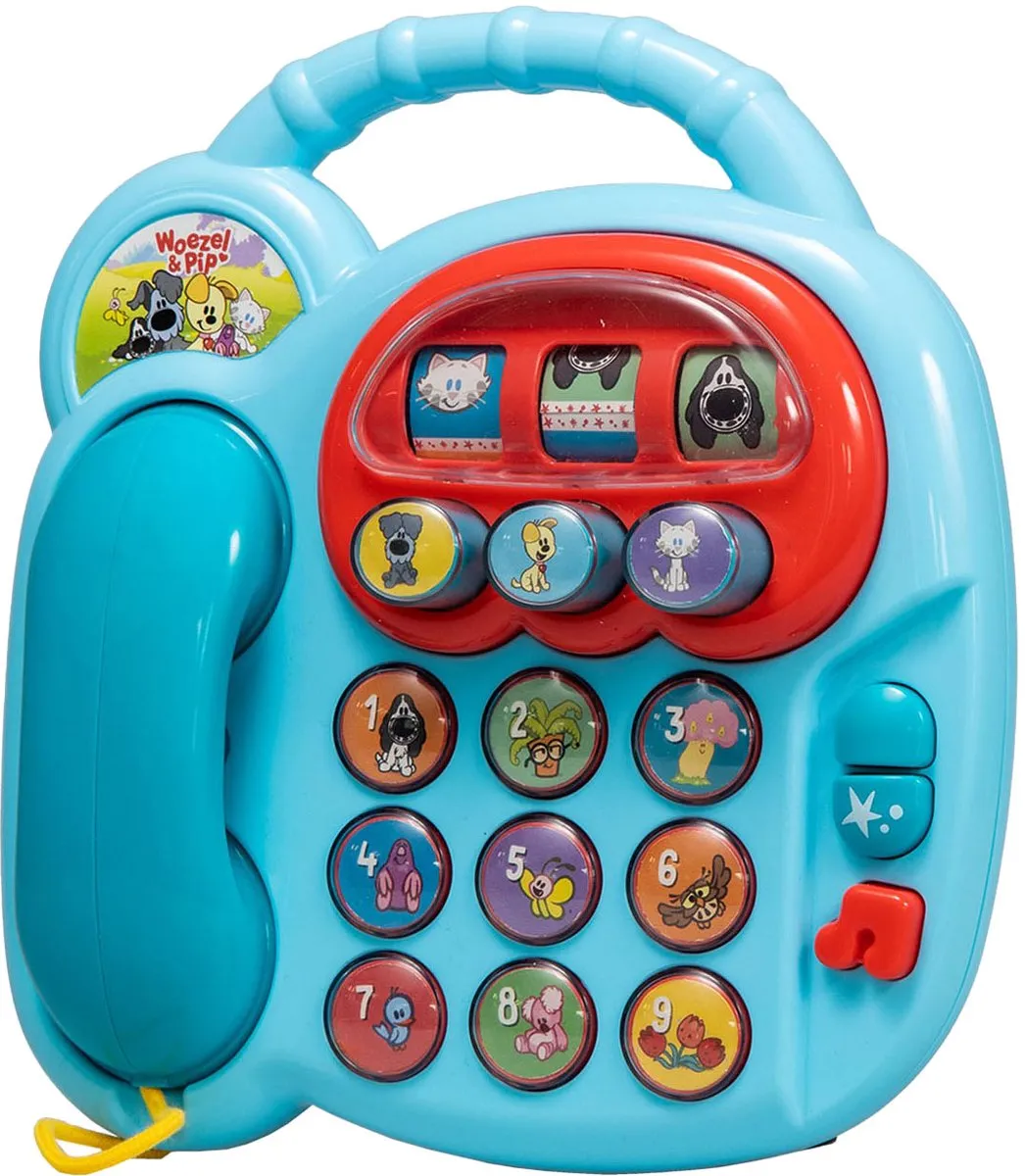 Rubo Toys Woezel & Pip Telefoon - 2x AAA - Multi