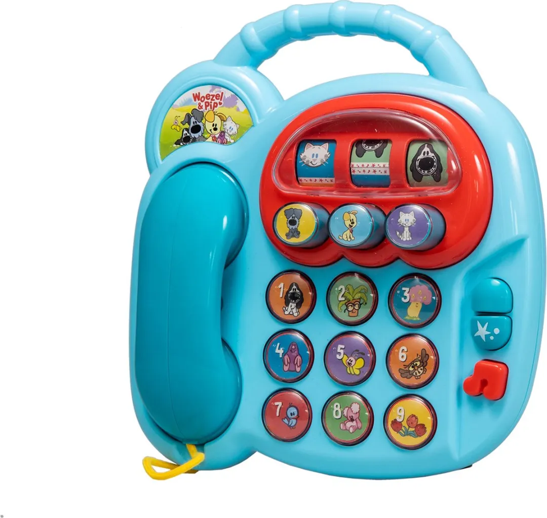 Rubo Toys Woezel & Pip Telefoon - 2x AAA - Multi