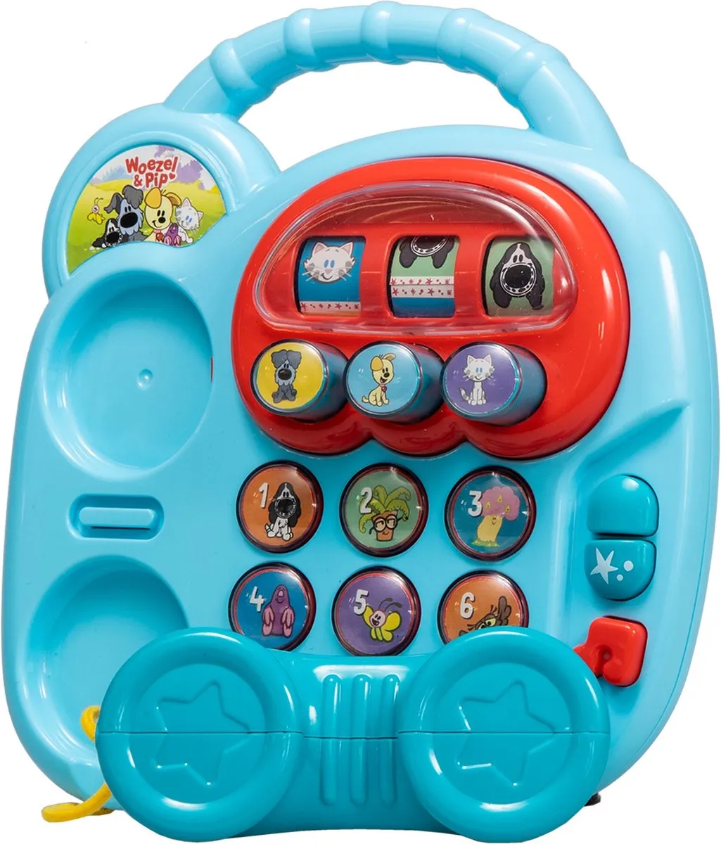 Rubo Toys Woezel & Pip Telefoon - 2x AAA - Multi