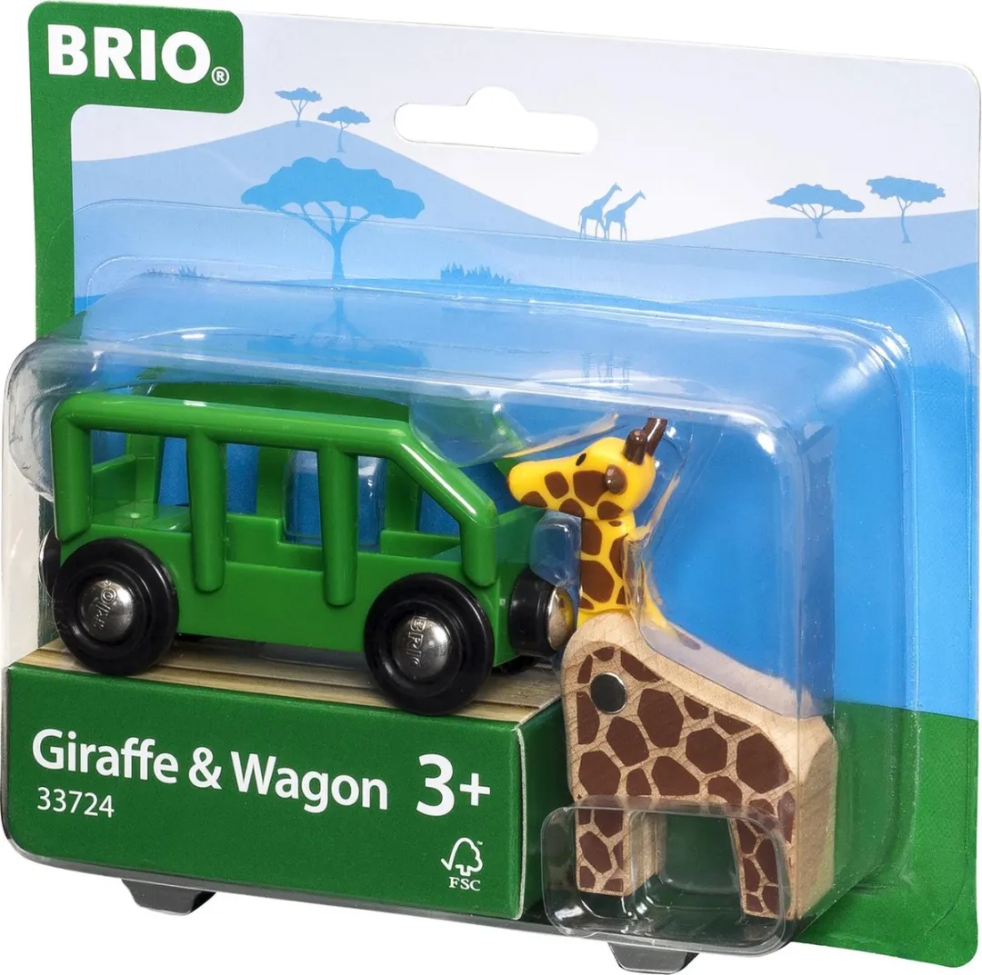 BRIO Wagon met Giraffe 33724