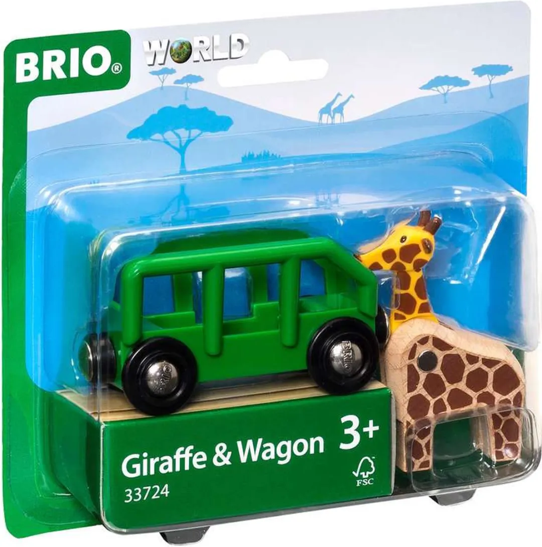 BRIO Wagon met Giraffe 33724 - Multicolor - afbeelding 6 van 6