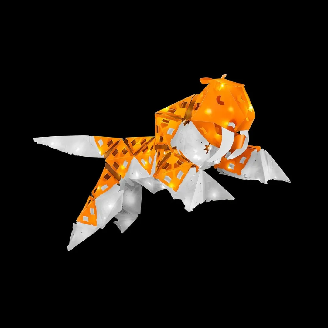 Kosmos CreAtto Sabre Tiger Hobbypakket - 4 LED 3D-dierenmodellen