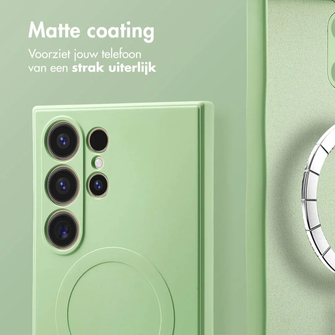 Imoshion Hoesje Samsung Galaxy S24 Ultra - Groen - MagSafe