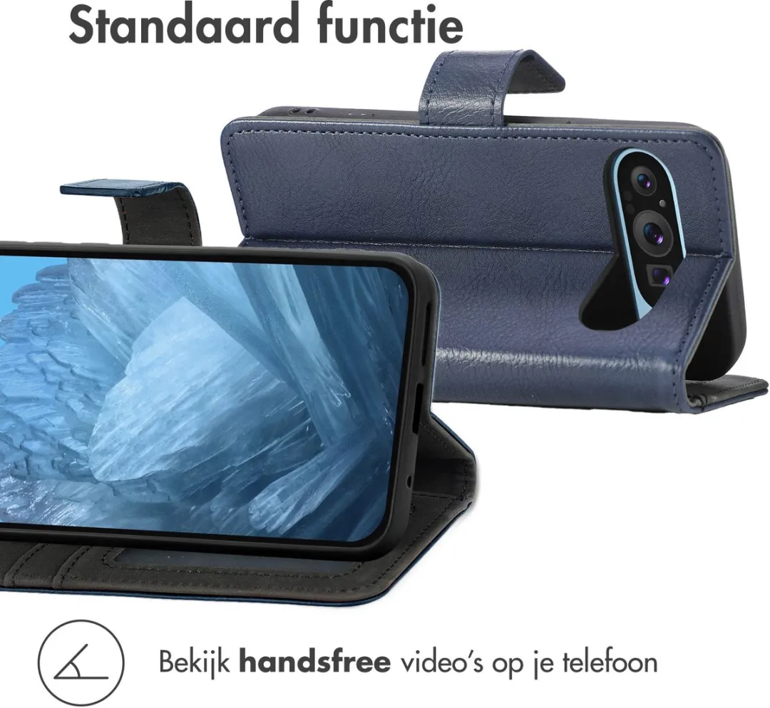Imoshion Hoesje Google Pixel 9/9 Pro Donkerblauw - 3 Pasjes