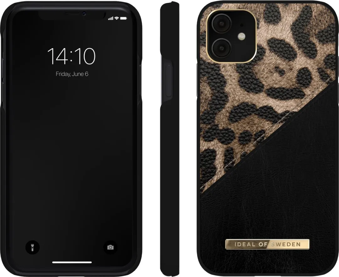 iDeal of Sweden Atelier iPhone 11/XR Hoesje Midnight Leopard - afbeelding 5 van 6