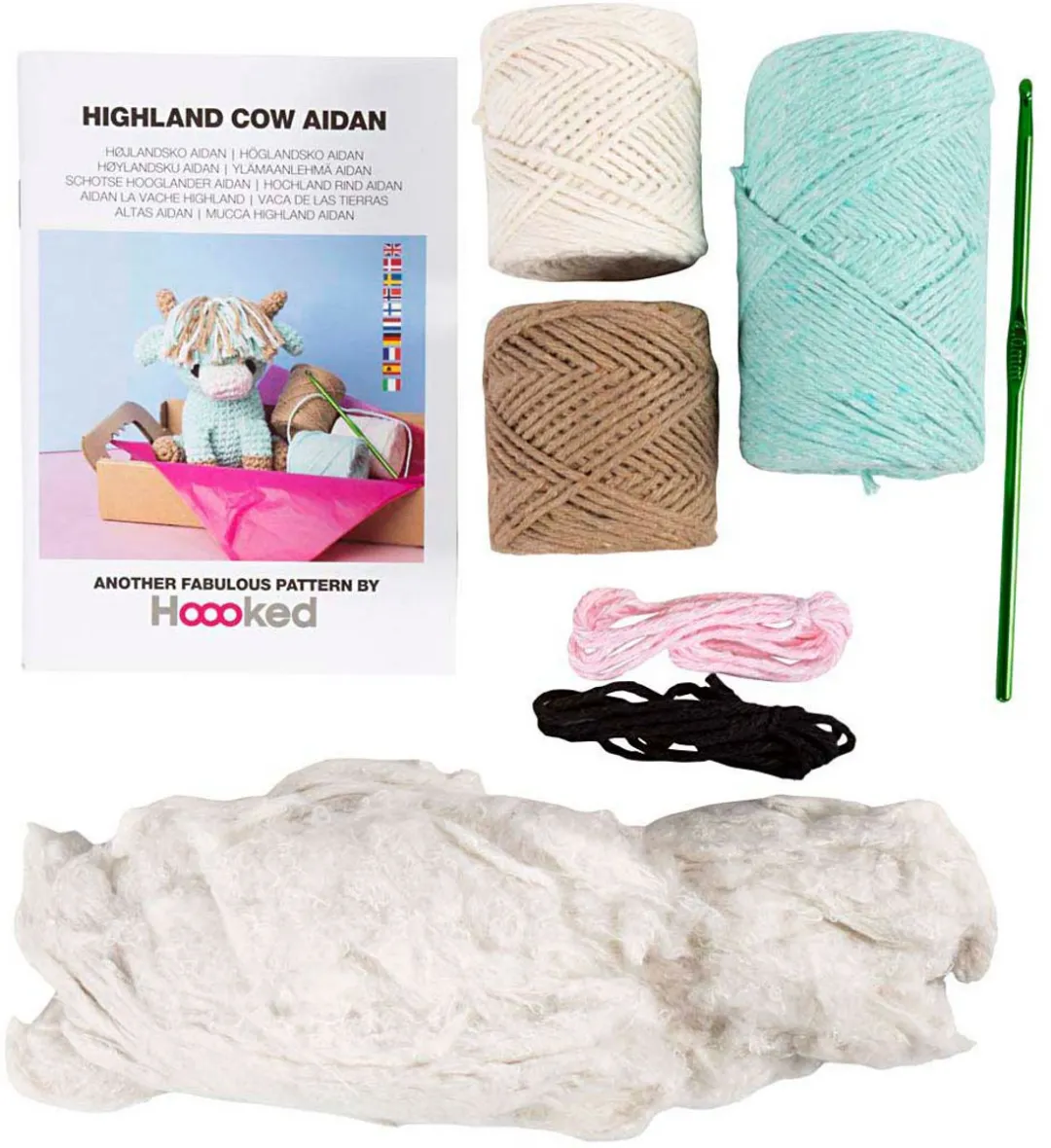 Creativ Company Haakpakket Amigurumi Schotse Hooglander - Multicolor