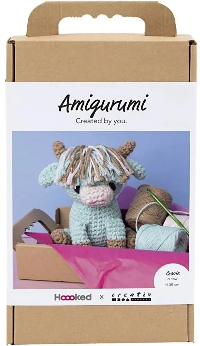 Creativ Company Haakpakket Amigurumi Schotse Hooglander - Multicolor