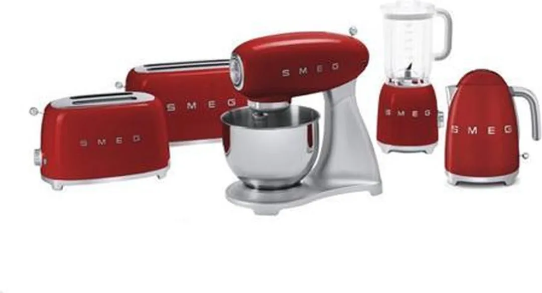 Smeg TSF01 Broodrooster - 2x2 - 950W - Rood