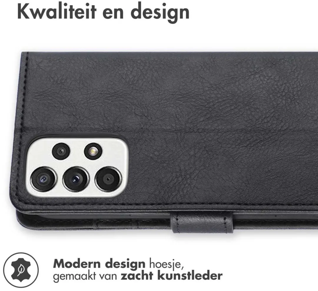 Imoshion Hoesje Samsung Galaxy A33 - 3 Pasjes - Zwart