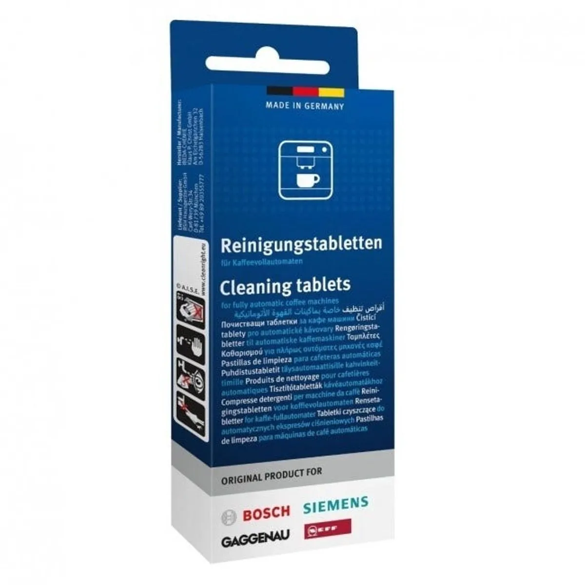 Bosch TZ60001 Reinigingstabletten - 20 Stuks - afbeelding 6 van 6