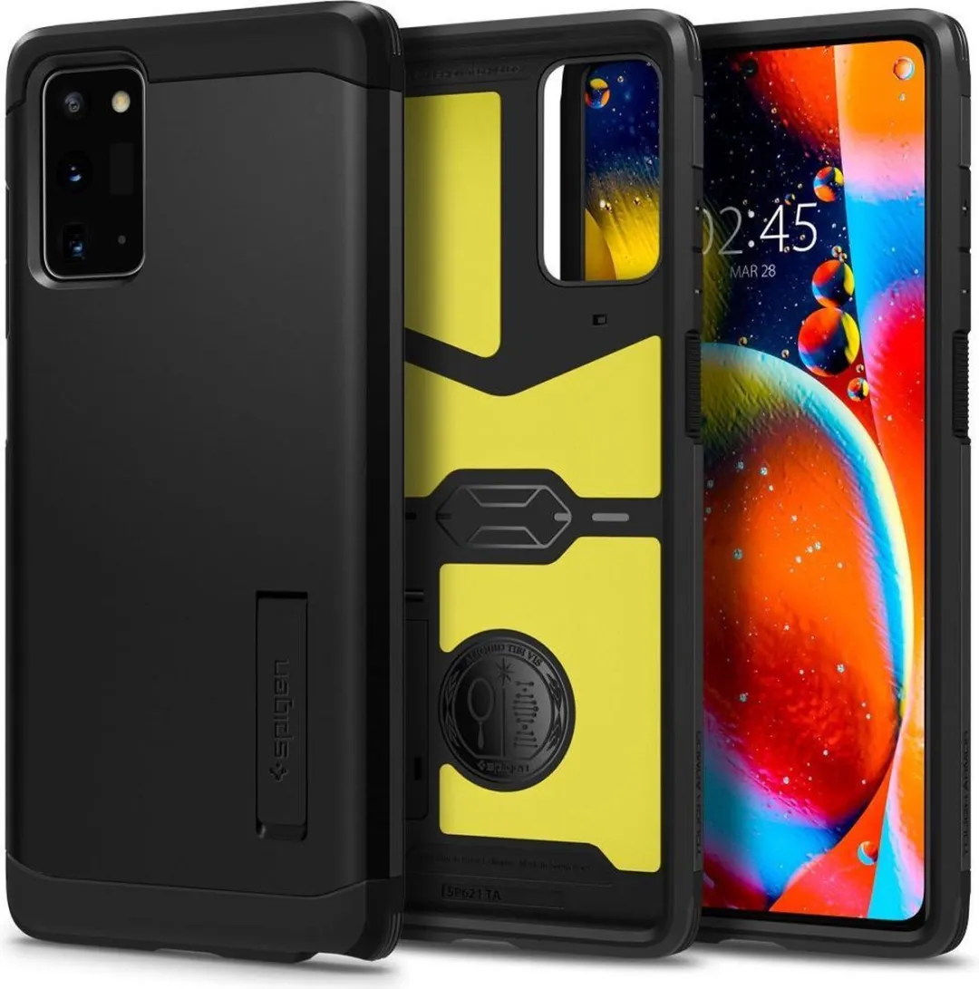 Spigen Tough Armor ACS01422 Hoesje - Samsung Galaxy Note20 - Gunmetal