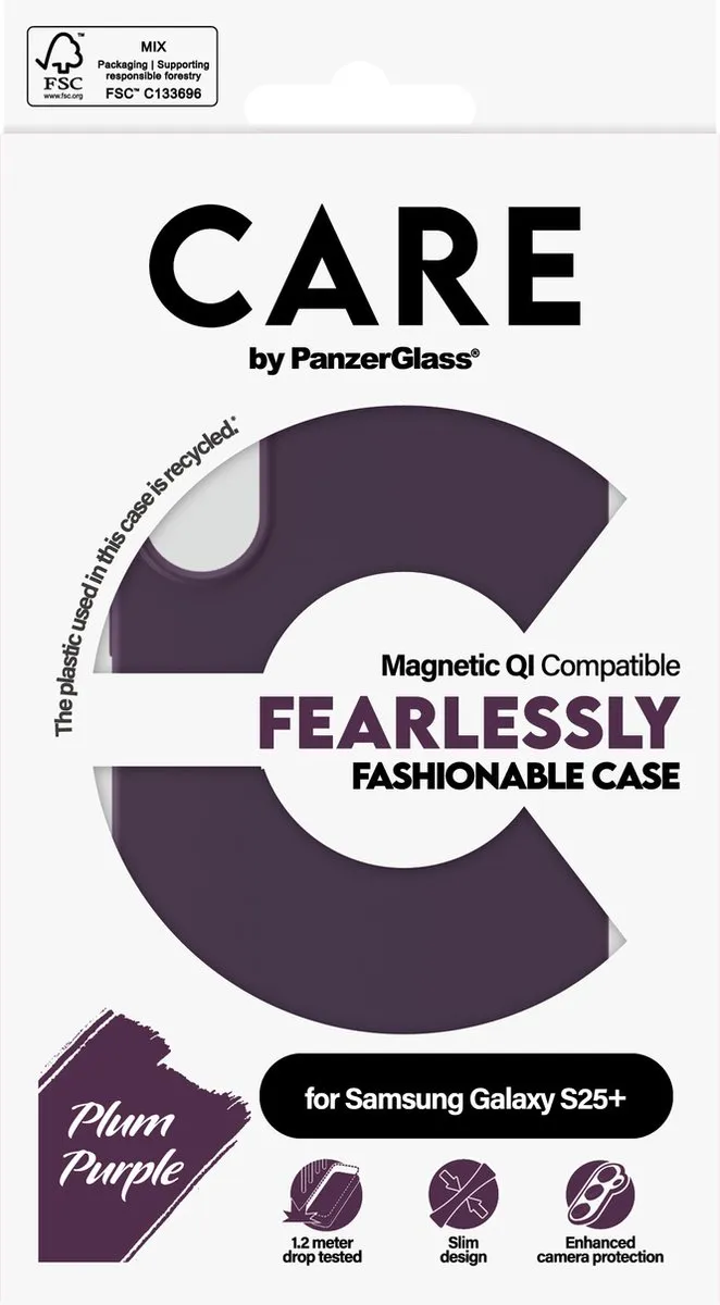 PanzerGlass Care By Case Samsung Galaxy S25+ Qi - Transparent