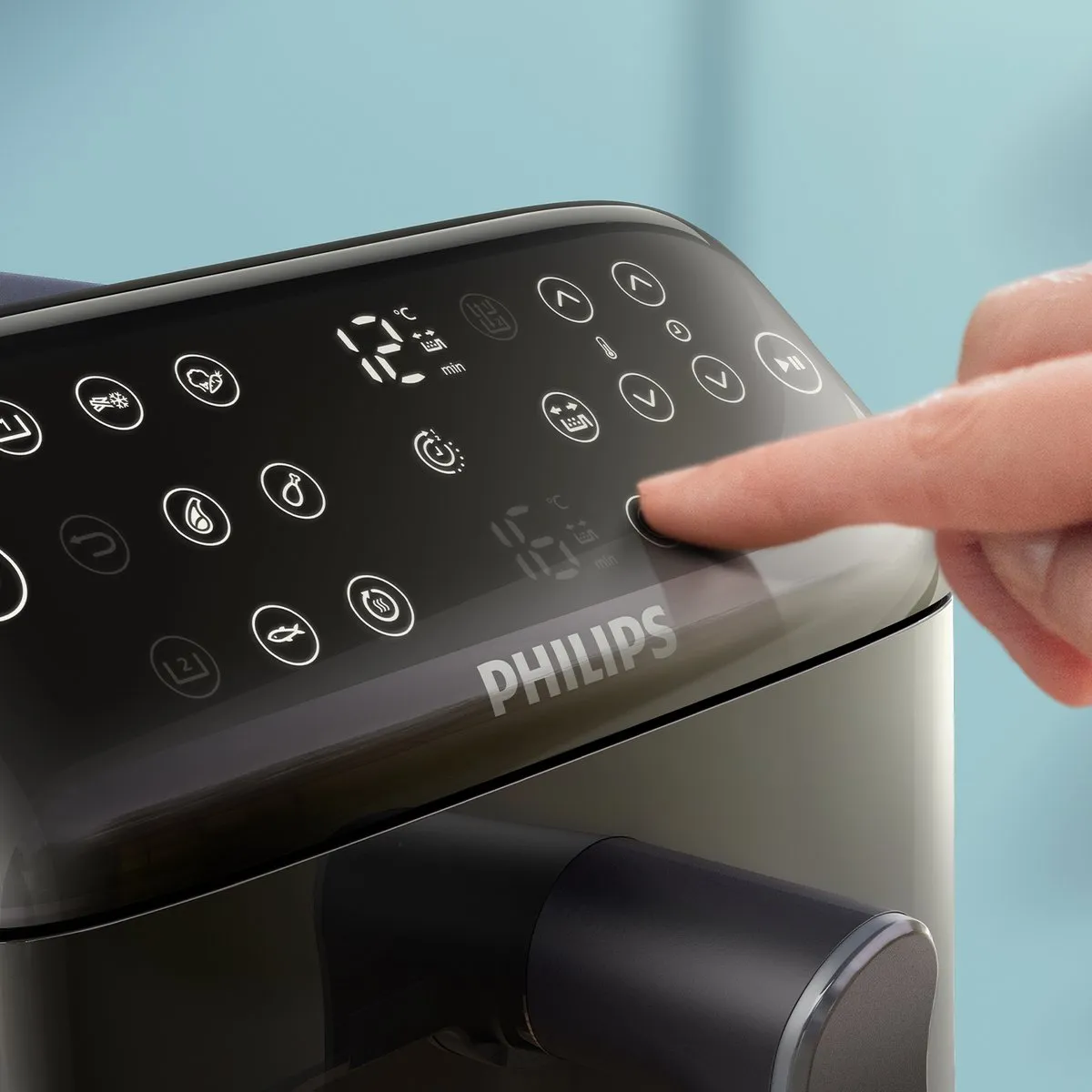 Philips 4000 Series Gestapelde Airfryer 2750W - Zwart - afbeelding 6 van 6