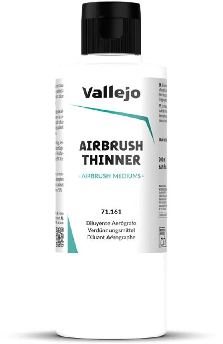 Vallejo Hobbyverf Airbrush Thinner 200ml