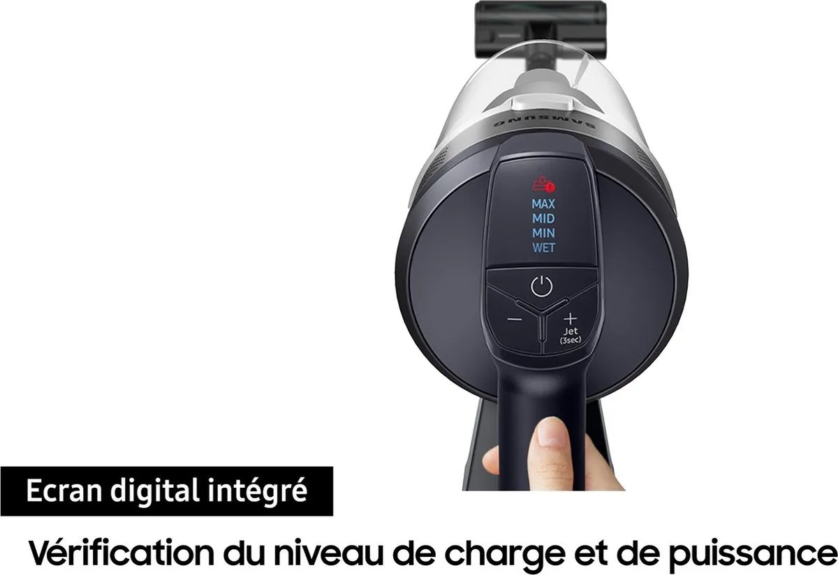 Samsung VS20B75B1R4 2-in-1 Steelstofzuiger - 550W - 0,8L