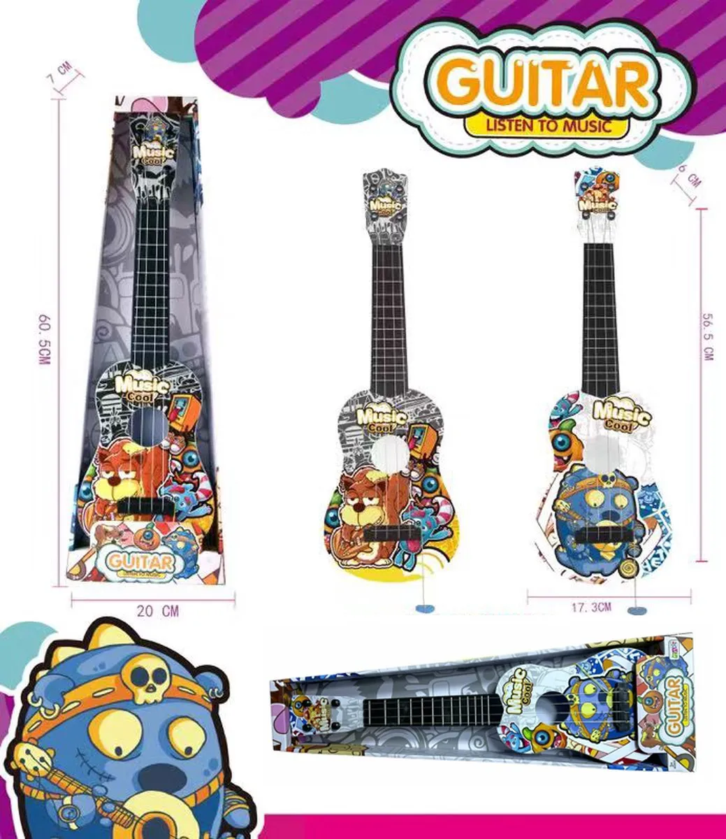 YJ Toys Music Cool Guitar 4-snarig