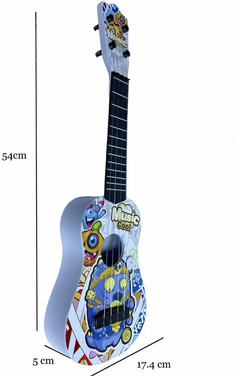 YJ Toys Music Cool Guitar 4-snarig - 54cm