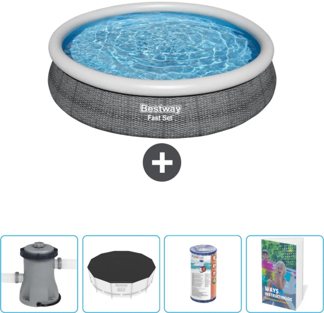 Bestway Fast Set Rond Zwembad 366x76cm