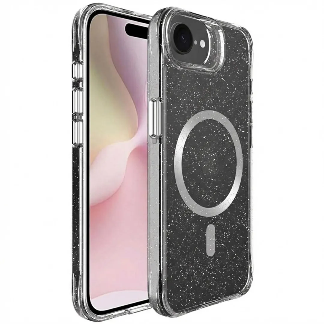 Imoshion Hoesje iPhone 16e Glitter Zilver
