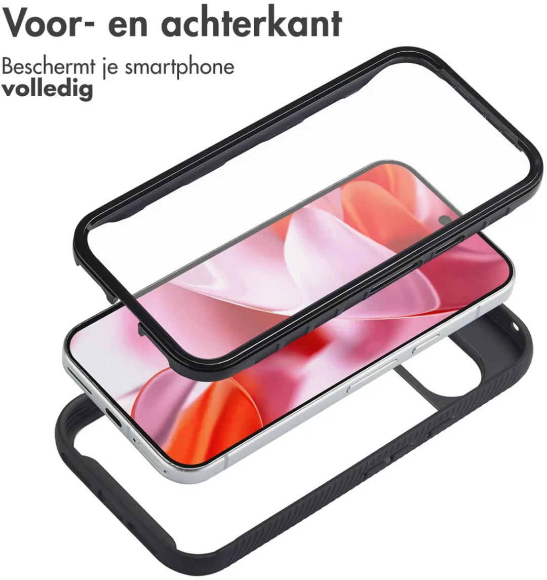 Imoshion Hoesje Google Pixel 10/10 Pro/9/9 Pro - 360° Bescherming - Zwart