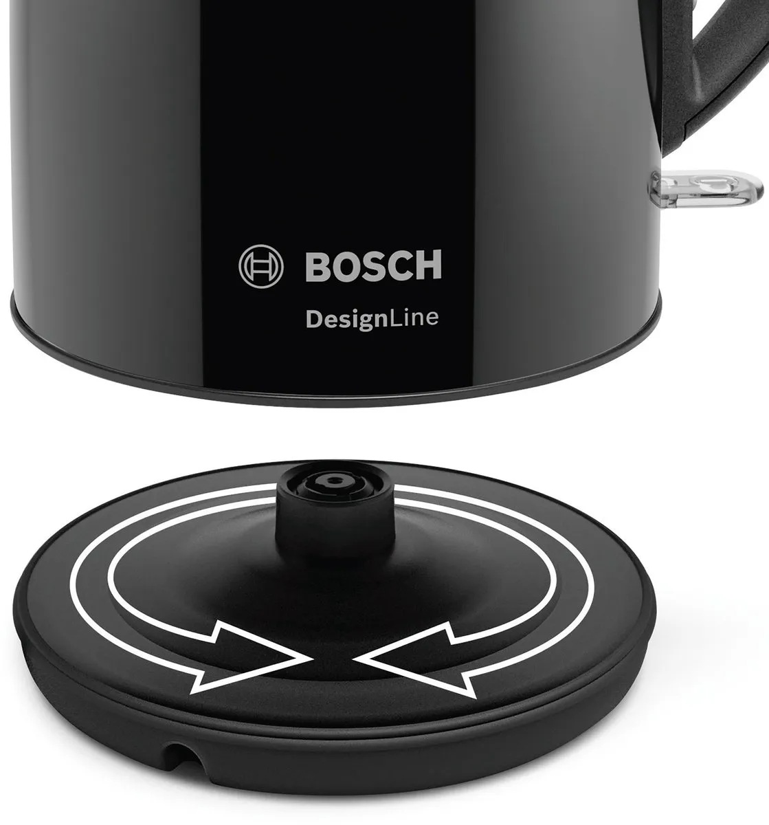 Bosch TWK3P423 DesignLine Waterkoker 2400W 1.7L - Zwart