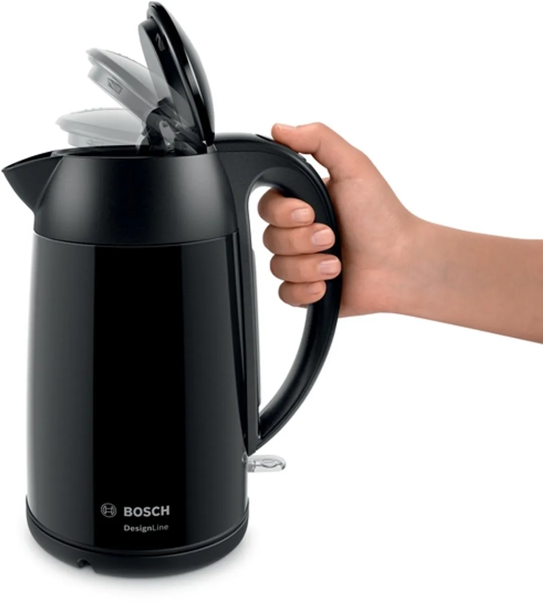 Bosch TWK3P423 DesignLine Waterkoker 2400W 1.7L - Zwart - afbeelding 6 van 6