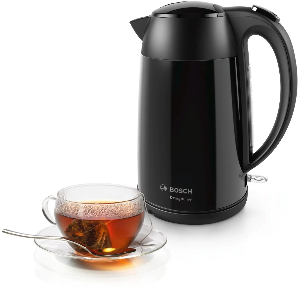 Bosch TWK3P423 DesignLine Waterkoker 2400W 1.7L - Zwart