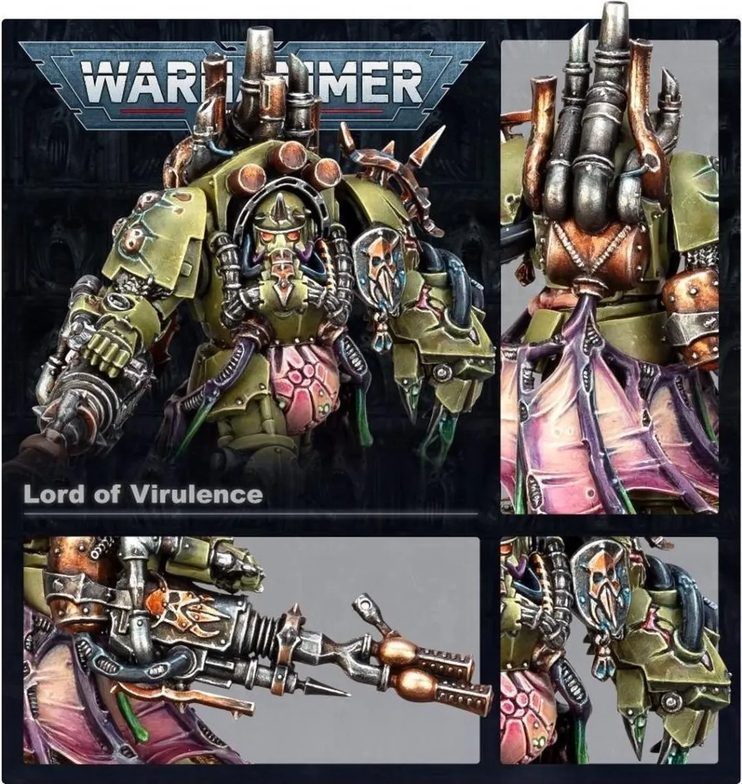 Games Workshop Death Guard Lord of Virulence - 20 Onderdelen