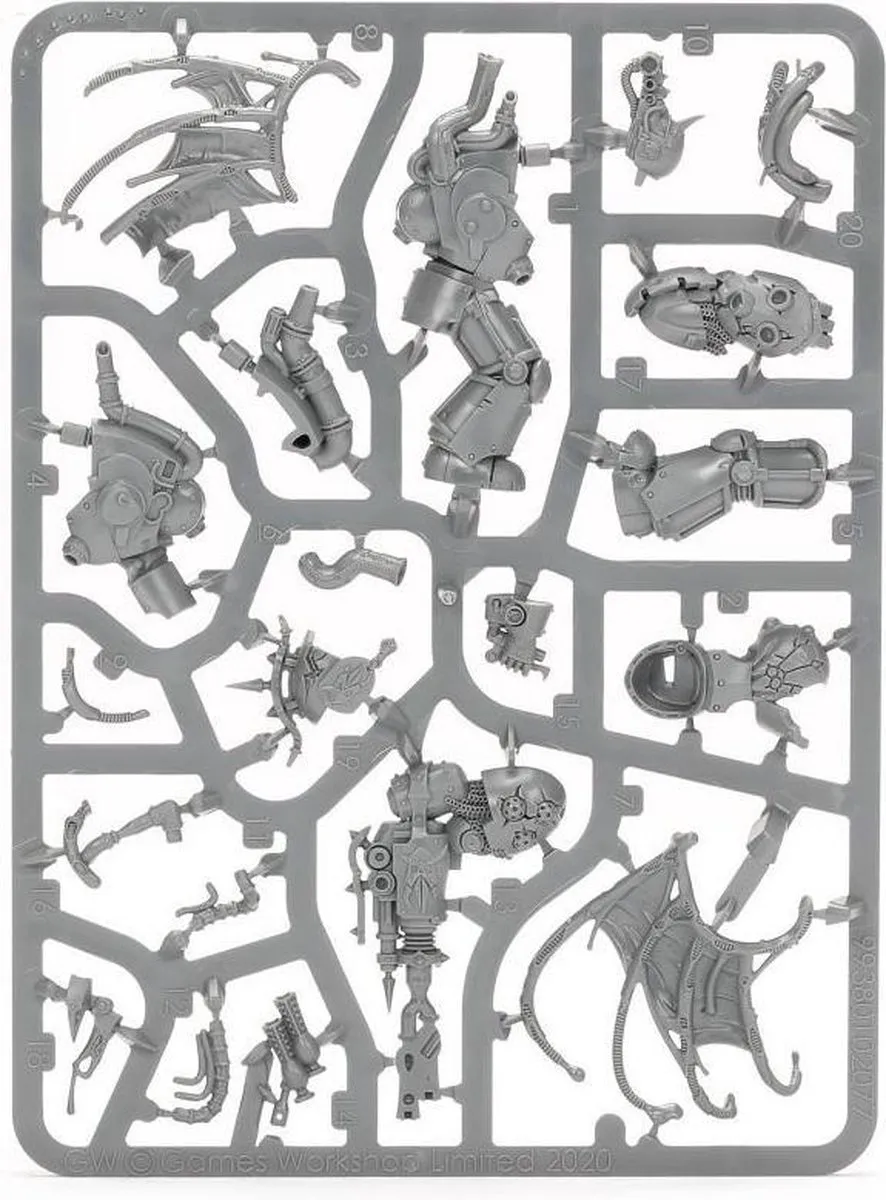 Games Workshop Death Guard Lord of Virulence - 20 Onderdelen