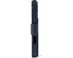 Decoded Leren Wallet Case iPhone 16 Pro Max - Navy Blauw - 3 Pasjes