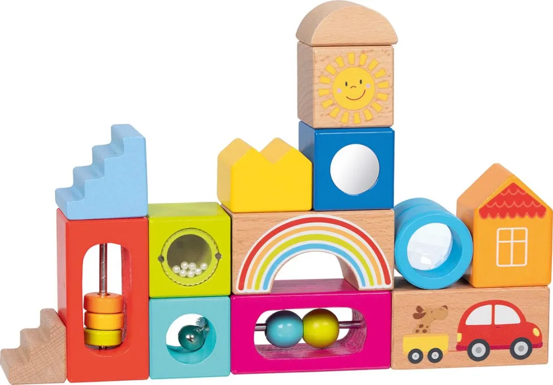 Goki Building Bricks 25 Stuks - Multi