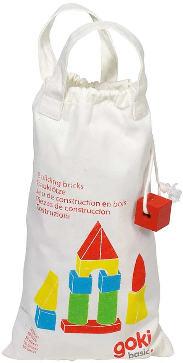 Goki Building Bricks 25 Stuks - Multi