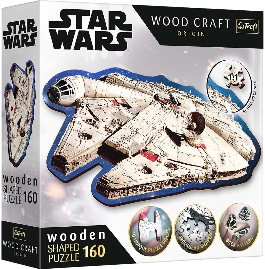Trefl Millennium Falcon Houten Puzzle 1000 Stuks