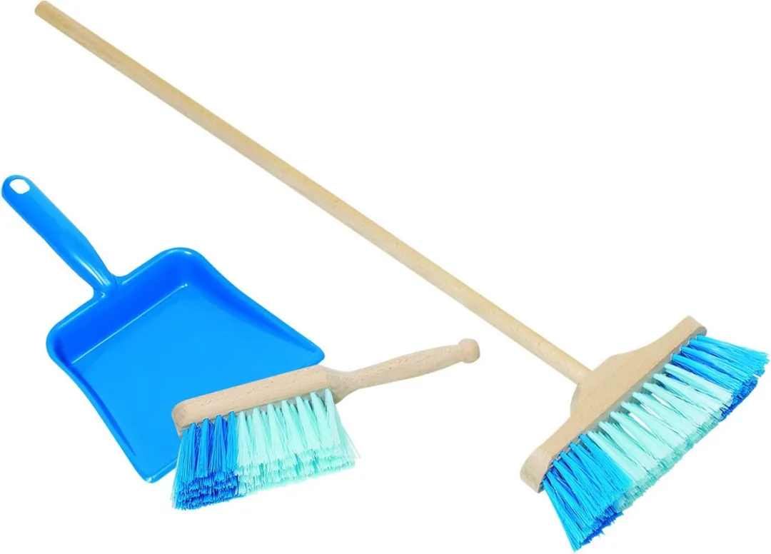 Goki Plastic Stofblik met Handbezem