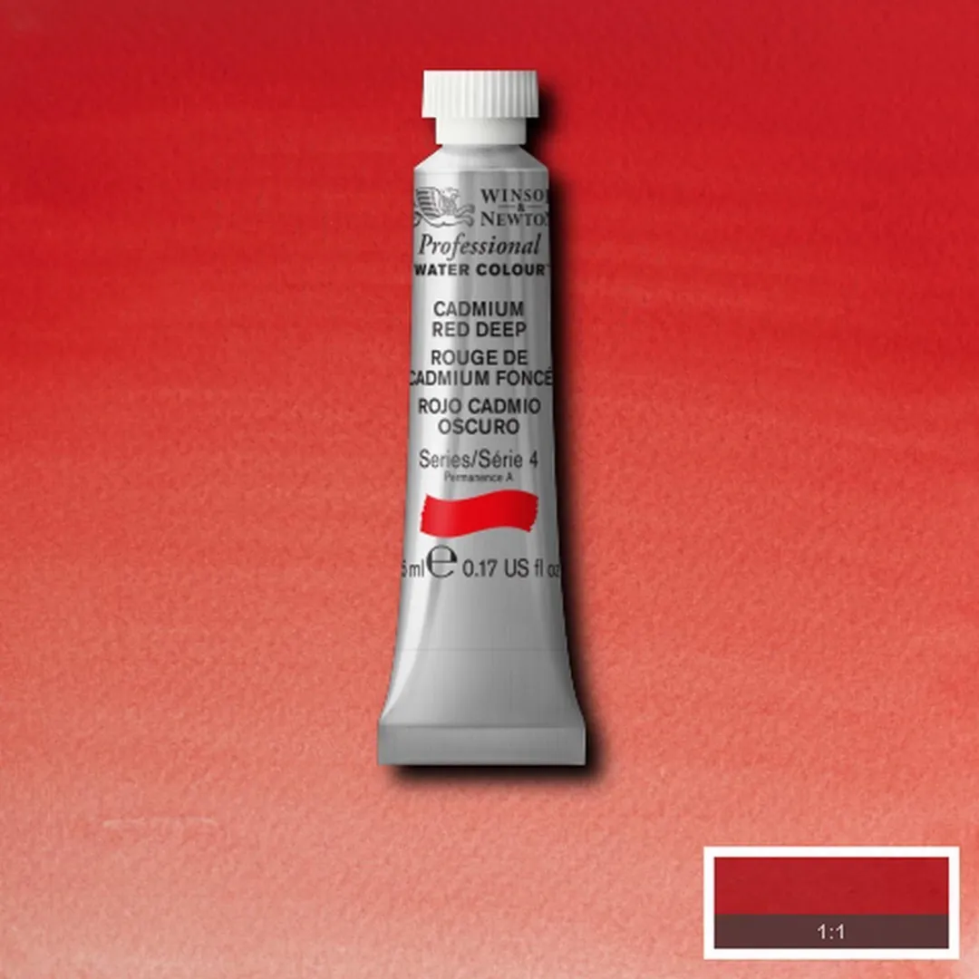 Winsor & Newton Aquarelverf Cadmium Red Deep 5ml