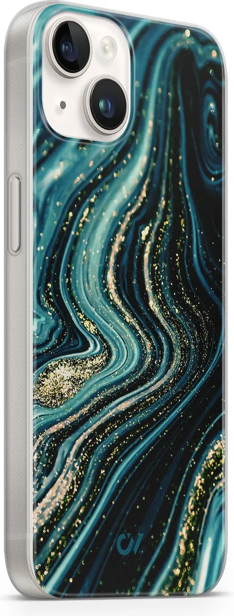 Casevibes iPhone 14 Hoesje - Blauw - A/14/UV/046