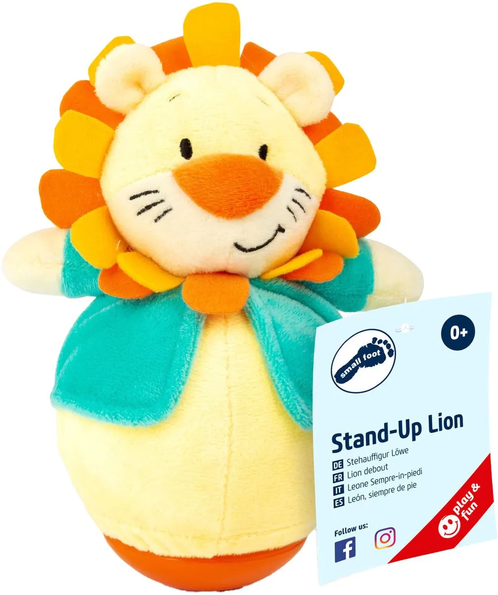 Small Foot Tuimelaar Leeuw Pluche Multicolor