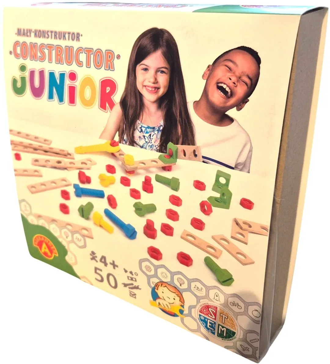 Alexander Toys Constructor Junior Bouwpakket - 50 Stuks - Multicolor