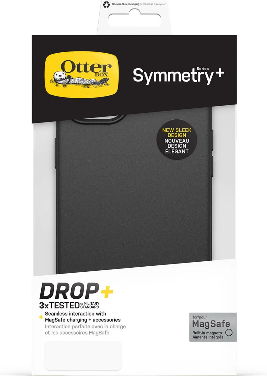 OtterBox Symmetry + Case 77-88999 - iPhone 14 Plus - Zwart - afbeelding 6 van 6