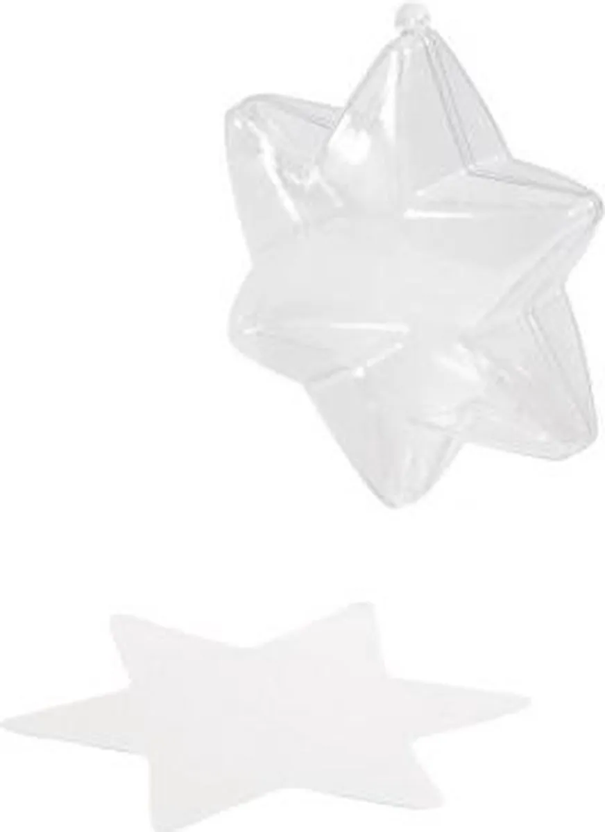 Creativ Company Deco Ster - Transparant