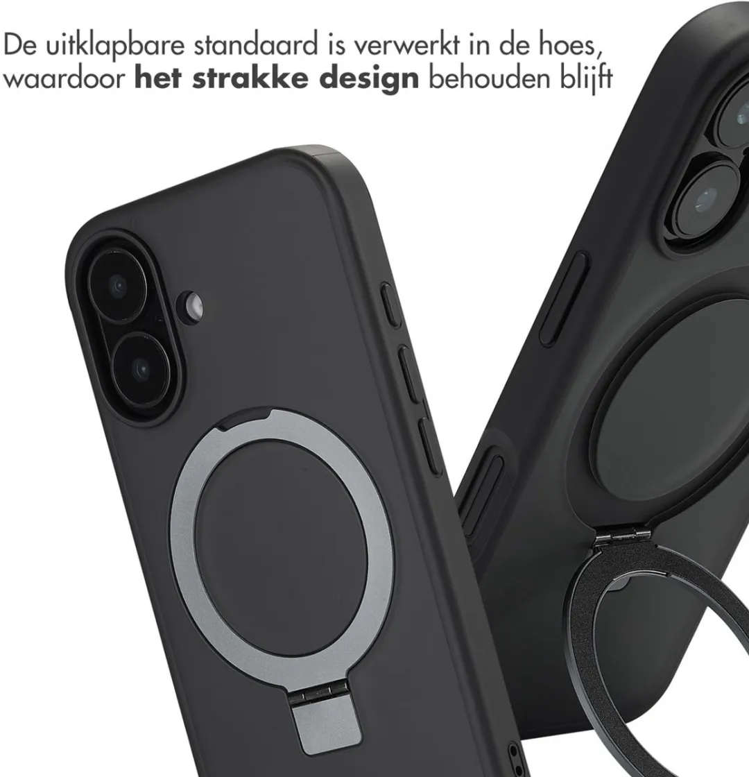 Accezz iPhone 16 Hoesje MagSafe - Zwart
